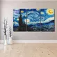 Peinture sur verre géante de La Nuit étoilée de Van Gogh