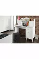 Ensemble chambre d'adolescent moderne Akasya blanc - 4 pièces et entièrement en MDF de première qualité