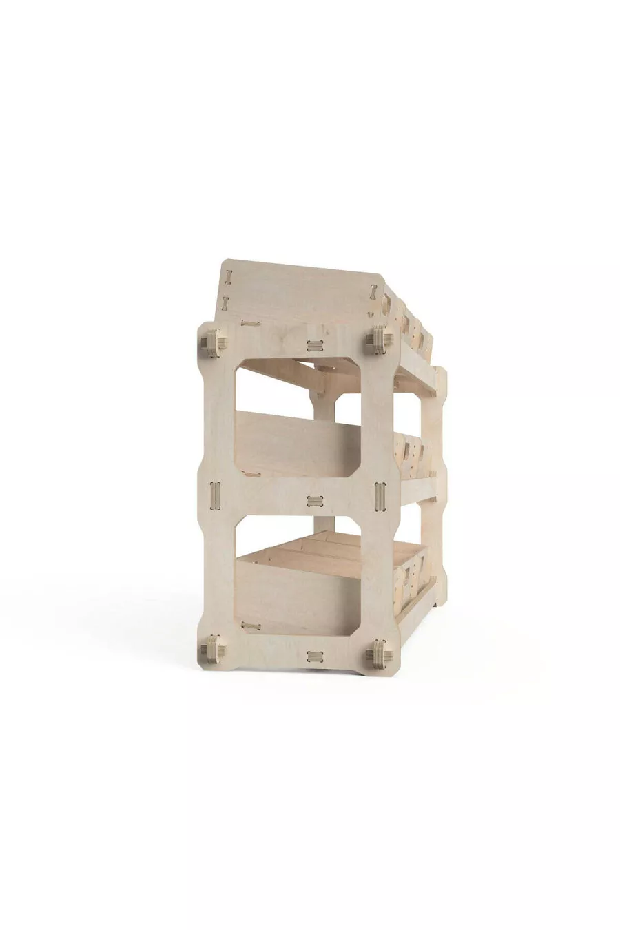 - Holzbox-Regal Modular Organisch Bemalbar Tragbar Speziell Entworfenes Gerät