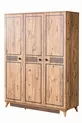 Chambre d'ado Atlantik - Armoire 3 portes, Lit, Table de chevet, Bureau
