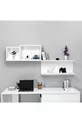 Akser Jongenskamer 4-delig Set – Wit (Bureau, Bed, Kast, Wandplank)