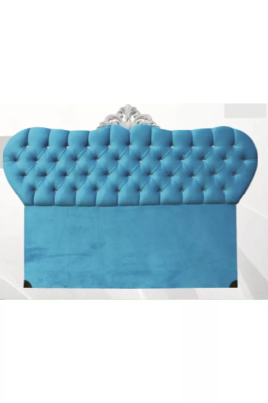 Tête Alc Modèle Avant-garde cm Baby Face Tissu Moderne Matelassé Couleur Bleu Fait Main