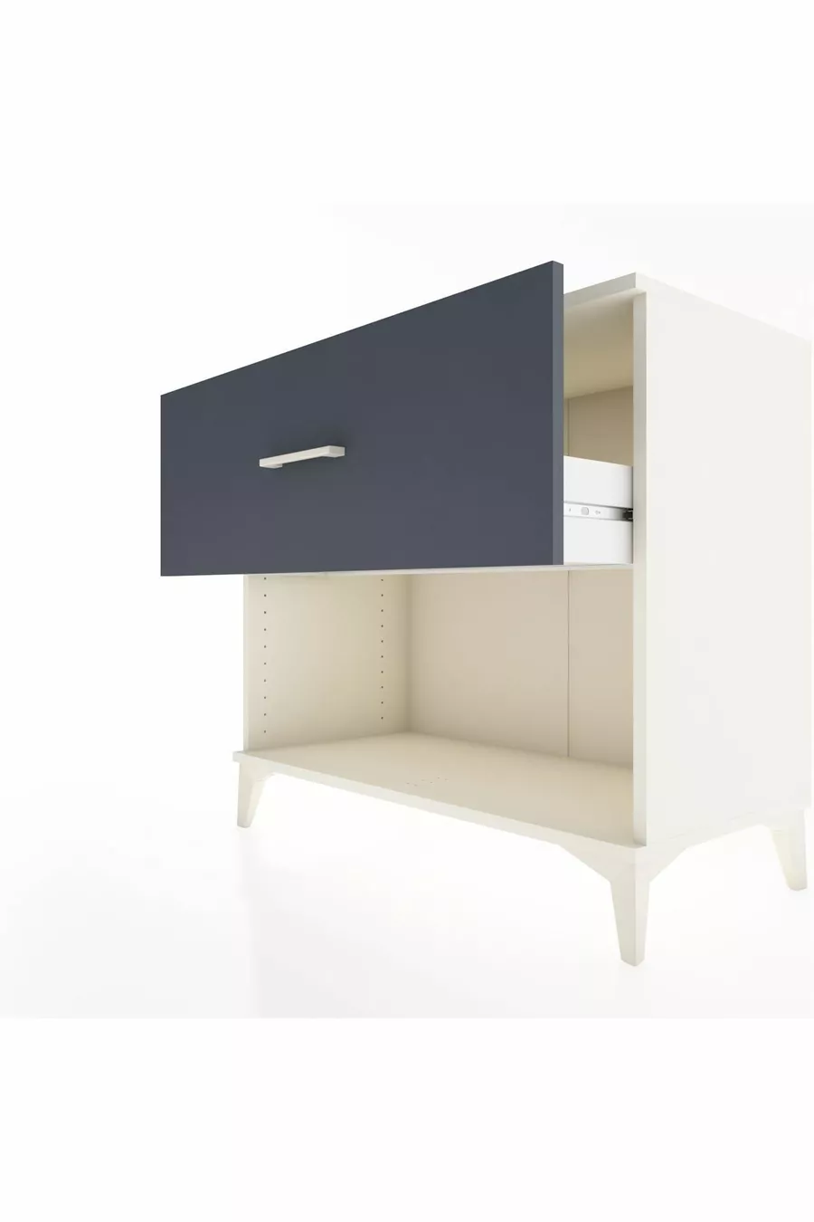Hyperion Dresser Single Drawer Moonstone-Anthracite