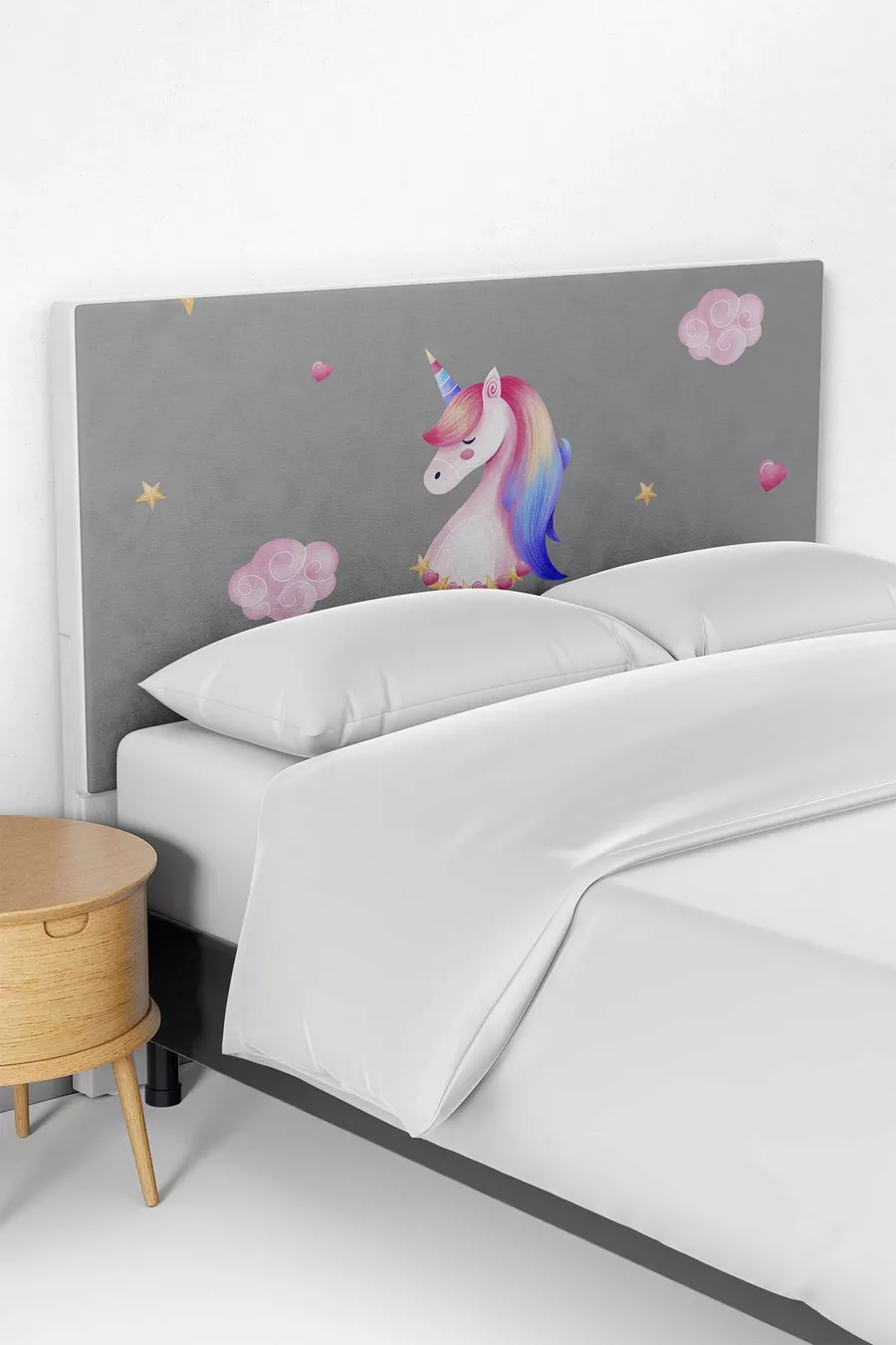 Pegasus Desenli Çocuk Odası Yatak Baza Başlık Kılıfı 