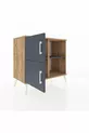 Hyperion Dresser 2-Shelf 2-Door Pine-Anthracite