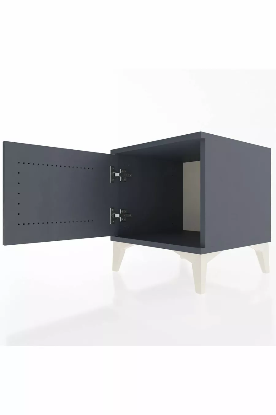 Commode Hyperion à une porte Anthracite-Anthracite