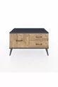 Commode Hyperion 3 tiroirs Anthracite-Anthracite/Sapin