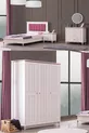 Ezgi Youth Room - 3-Door Wardrobe, Bed, Nightstand, Dresser