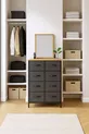 Commode à 8 tiroirs Organisateur de chambre à coucher Tiroirs en cuir Organisateur de chambre d'enfant