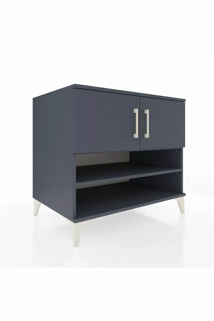 Kronos Dresser 3 Shelves 2 Doors Anthracite-Anthracite