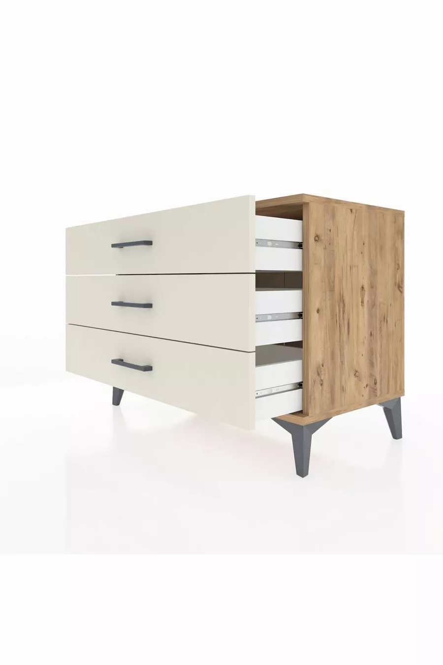 Hyperion Dressoir 3 Lades Den-Ambachtsteen