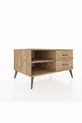 Commode Kronos à une étagère et 2 tiroirs en pin-pin