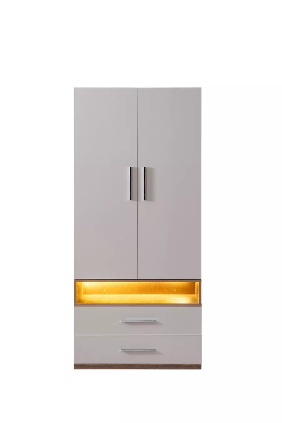 Etagenbett, Milano Jugendzimmer Set mit Schreibtisch und Schrank, Modernes Etagenbett + Dreitüriger Moderner Schrank