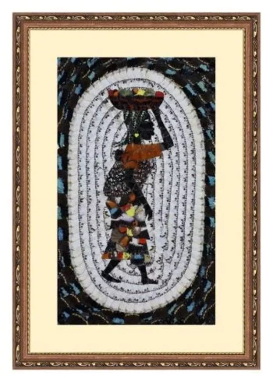 Peinture d'une femme africaine
