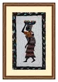 Peinture d'une femme africaine