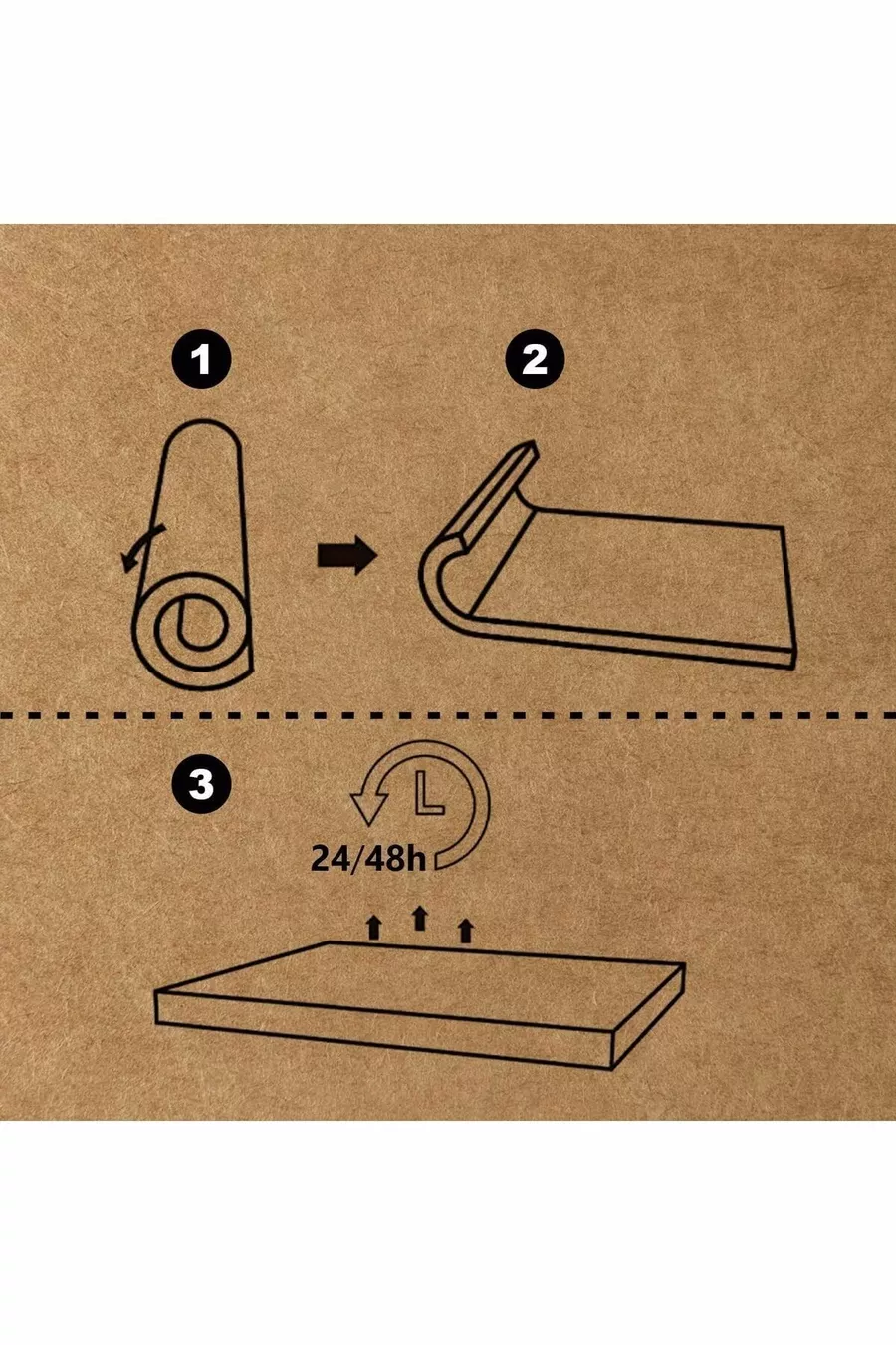 Lit pliant et matelas pliant en mousse pour une personne