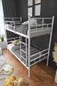Koza Ranza Lit Superposé Compatible avec Matelas Blanc en Métal Séparable