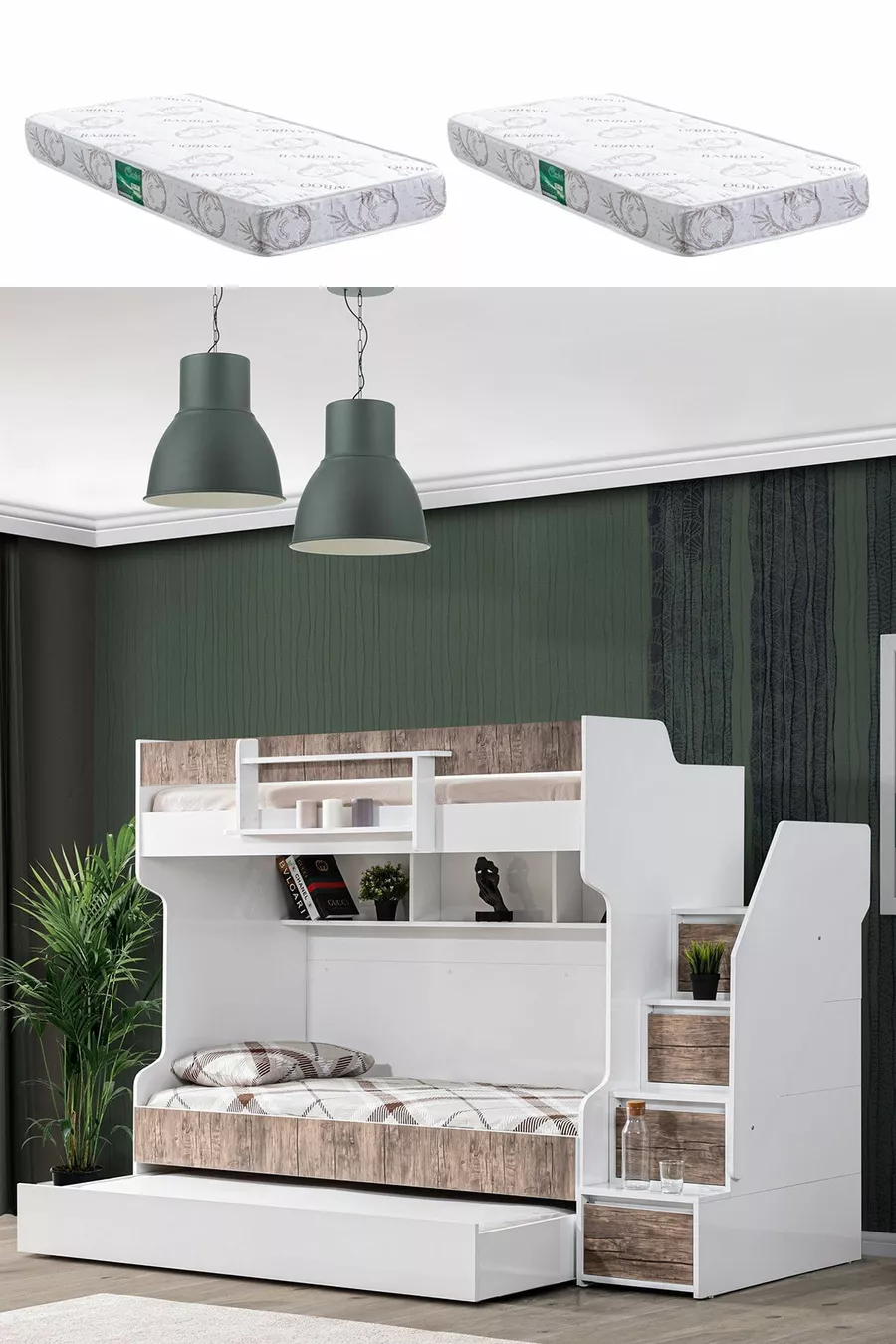 Ranza, Cesur Yavrulu Ranza - Ceviz 2 Adet Comfort Yatak