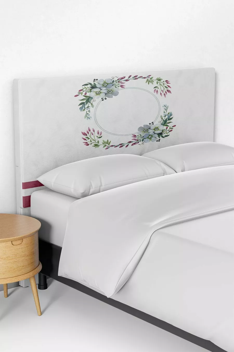 Housse de tête de lit pour enfant à motif floral