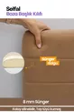 Housse de Tête de Lit pour Lit - Tissu Matelassé en Poil de Poney (Options de Taille)
