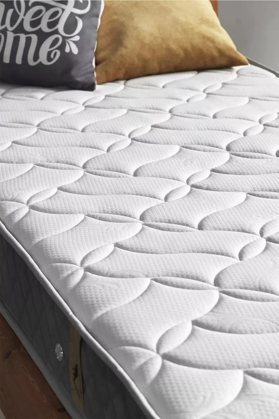 Lit réversible Prestige en tissu tricoté pour une personne