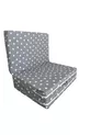 Lit pliant et matelas pliant en mousse pour une personne Cm-GRAND GRIS ÉTOILE