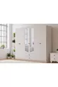 Armoire Ecem à 6 portes avec 2 tiroirs et miroir