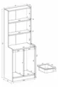 Lisano Multipurpose Toy Cabinet, Multicolored