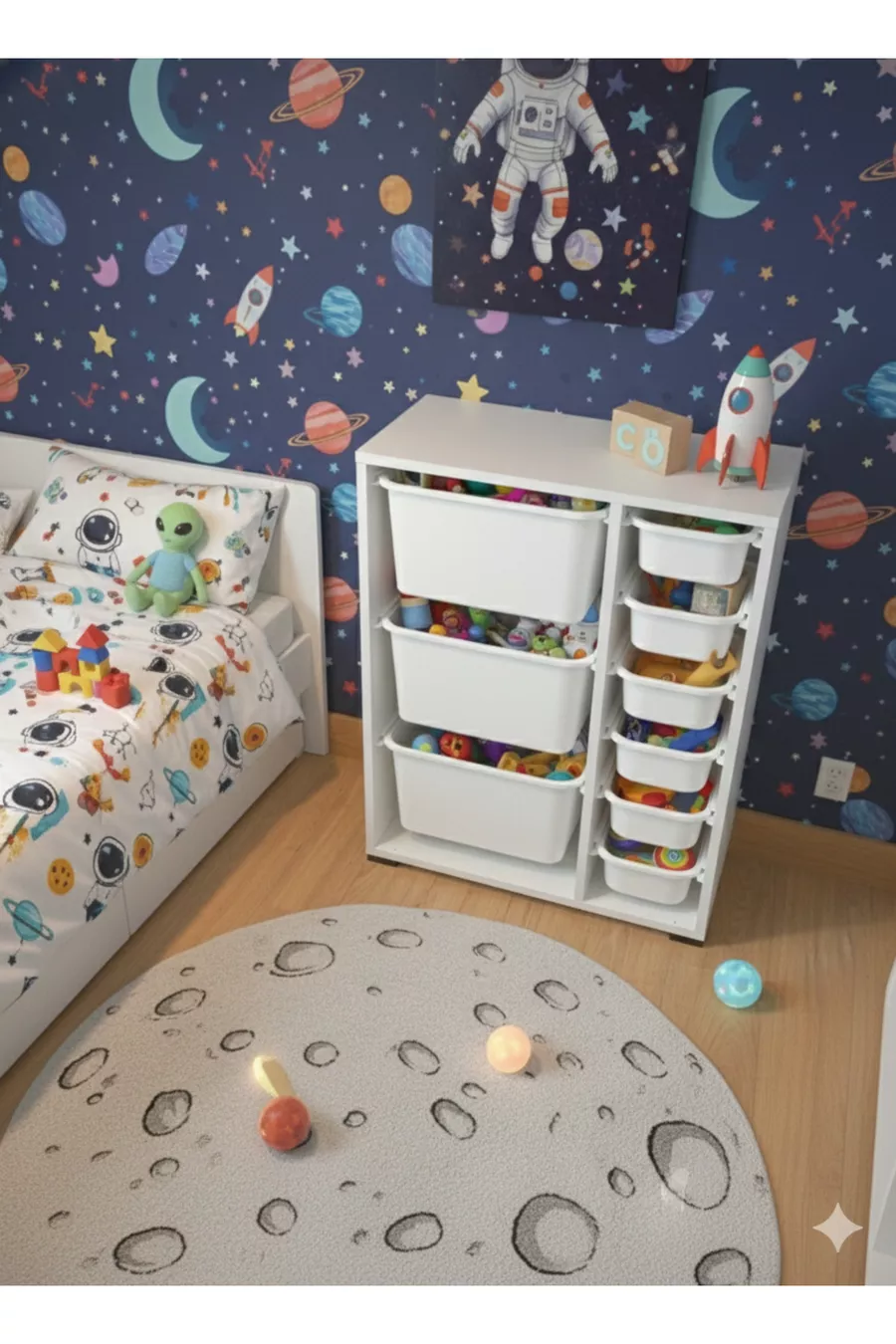 Multifunctionele Speelgoedkast met 9 Lade en Opbergunit – Kinderkamer Organizer MET ETIKETCADEAU