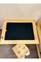 Table d'activités en bois pour enfants avec 1 chaise - Avec tableau noir