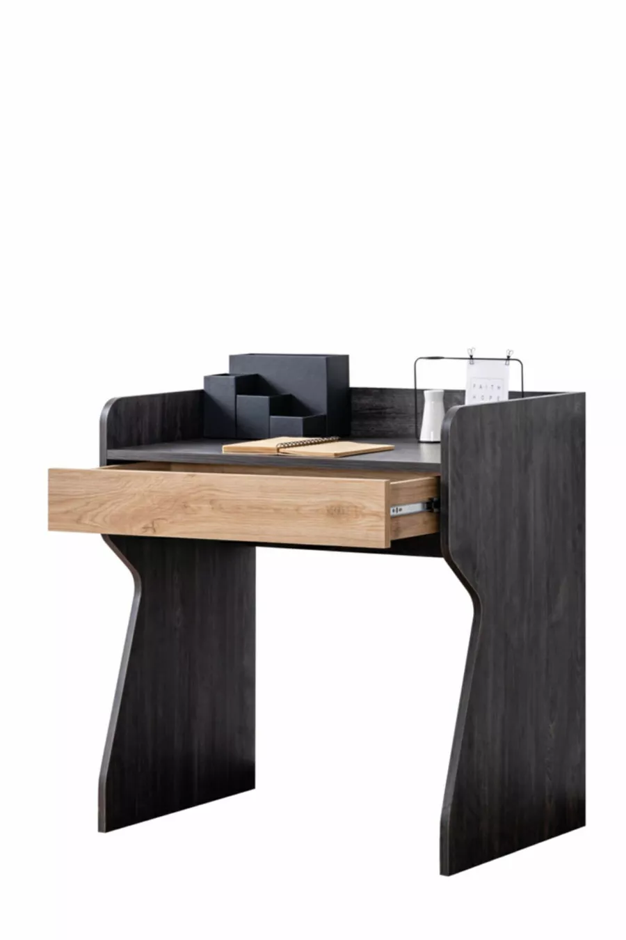 Stapelbed, Doğa Stapelbed Bed, Bureau, 3-Deurs Kast, 2 Comfort Matrassen