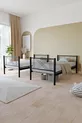 Mix Premium Metall-Etagenbett Kompatibel mit Matratze, Schwarz, Abnehmbares Etagenbett