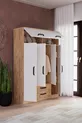 Theme 6 Cover 2 Dresser Wardrobe Atlantic Pine White