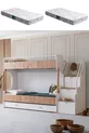Двухъярусная кровать Ranza Vita Bohem с ящиком и 2 матрасами Comfort
