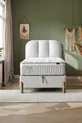 Ensemble de sommeil Bohem Prime pour une personne – Matelas à ressorts ensachés, lit coffre, tête de lit, ensemble 3 pièces
