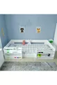 Кровать с книжным шкафом Vega Montessori из МДФ