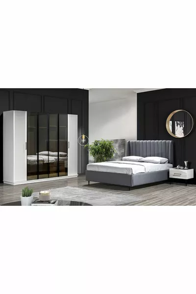 Noble-Based 100% MDF Bedroom Set