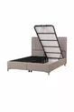 Ensemble Tête de Lit et Sommier Coffre Gold Therapy Marron (LIT NON INCLUS)