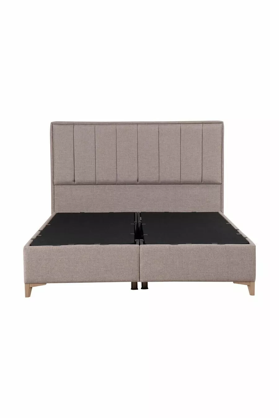 Ensemble Tête de Lit et Sommier Coffre Gold Therapy Marron (LIT NON INCLUS)