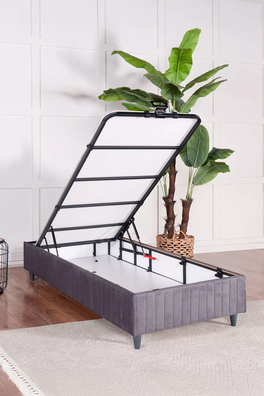 Set Triplo Premium Bamboo Sleepy Grigio (Rete Testata Materasso)