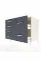 Kronos Dressoir 6 Lade Edelsteen-Edelsteen/Antraciet