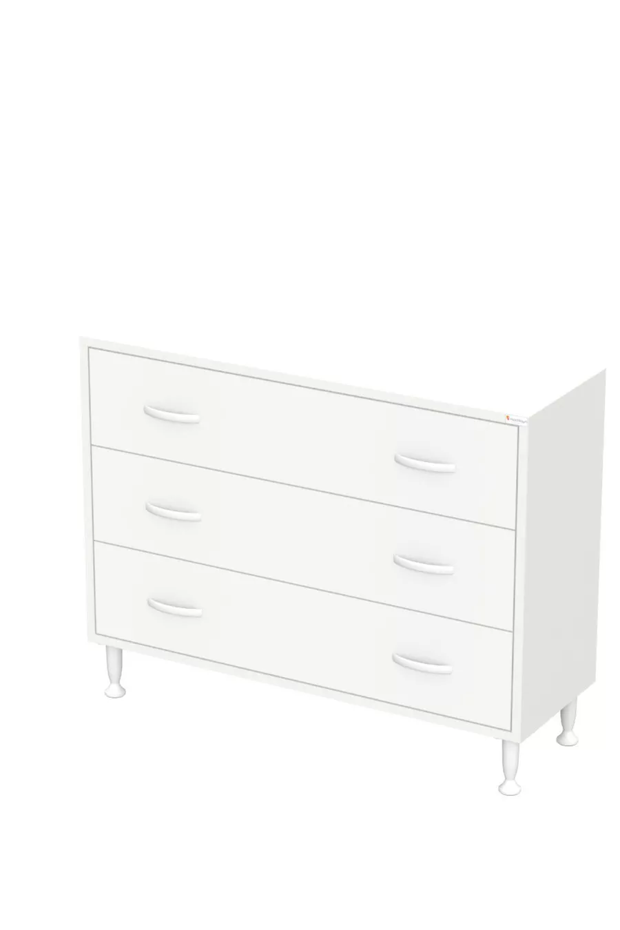SÖKE, 3 Schubladen, Stehender, Multifunktionaler Badezimmerschrank (verschiedene Breitenoptionen)