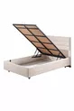 Set Letto Comfort Singolo Sofia con Rete e Testiera Cream