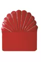 Modello ALC MİDYE Rivestimento in Tessuto in Pelle Sintetica Capitonné Moderno Rosso Fatto a Mano cm