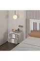Бял MDF шкаф за стена