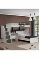 Etagenbett, Aura Etagenbett mit Schreibtisch, 2 Comfort-Matratzen