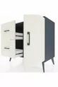 Hyperion Dresser with One Shelf, 2 Drawers, and Single Door, Anthracite-Quartz