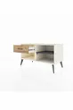 Hyperion Dresser Single Shelf Single Drawer Moonstone-Anthracite/Pine