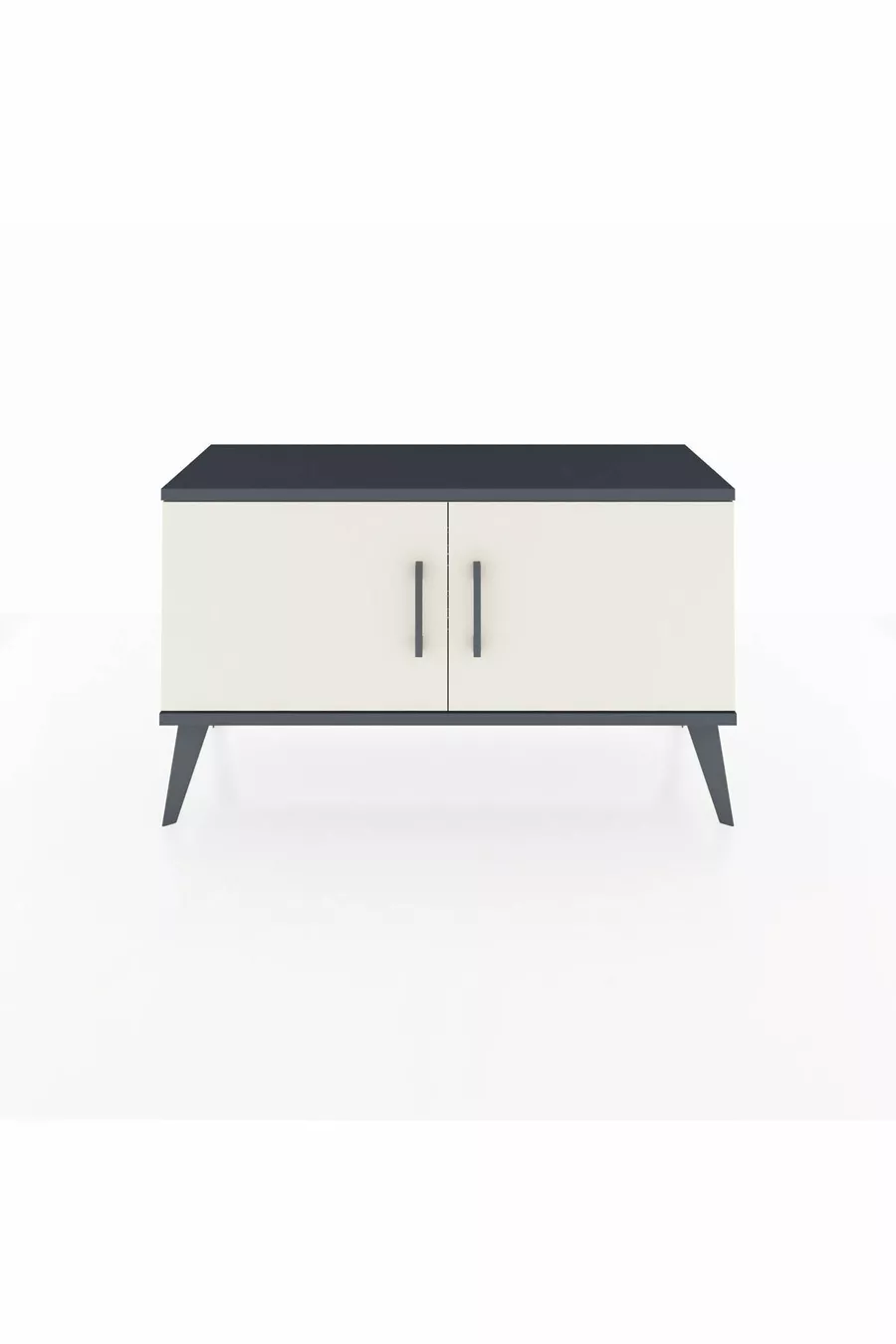 Arges Dresser with 2 Shelves and 2 Doors Anthracite-Ash/ Pine