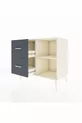 Hyperion Dressoir Enkele Plank 2 Lade Maansteen-Maansteen/Antraciet